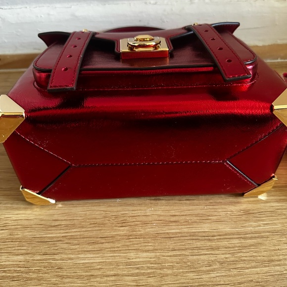 Michael Kors Metallic Red Bag - Picture 8 of 16